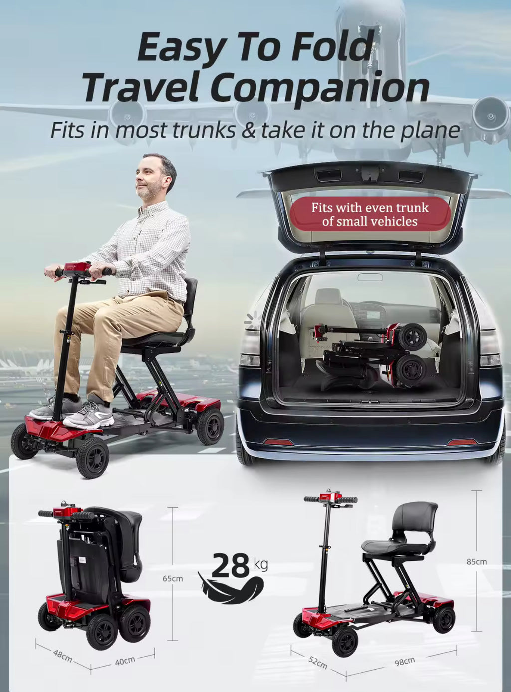 Auto Fold Mobility Scooter