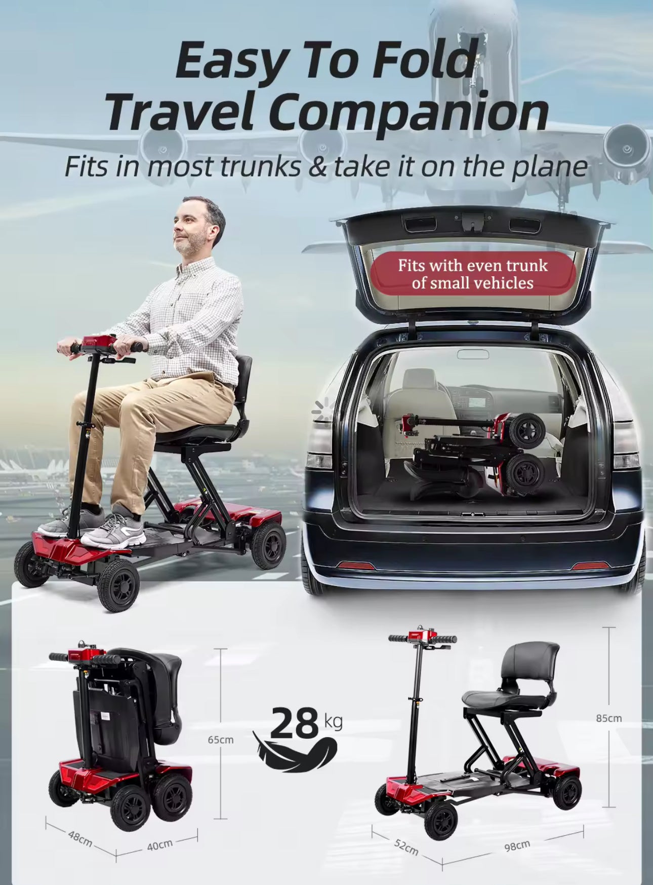 Auto Fold Mobility Scooter