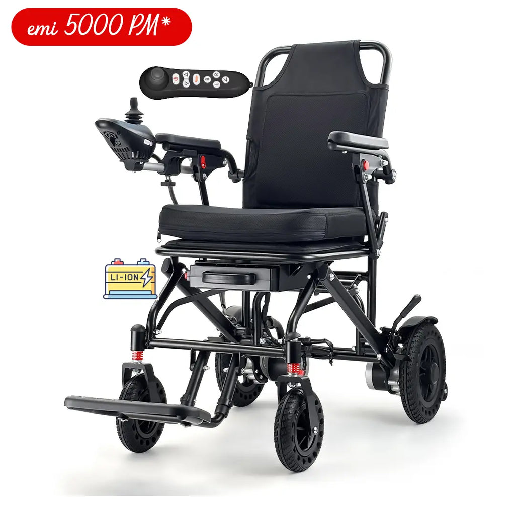 Electric Wheelchair SARAL30 - Affordable Electric Wheelchair Femidoc Surgicals Online